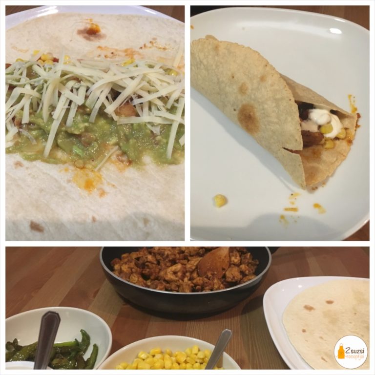 Gluténmentes mexikói burrito