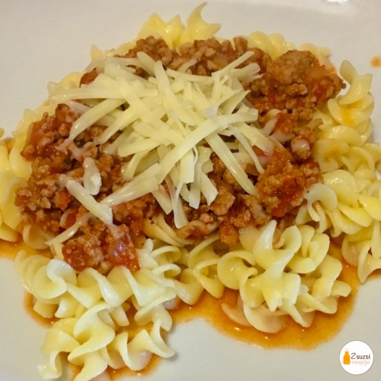 Gluténmentes bolognai fusilli