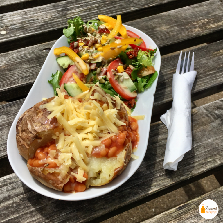 Jacket potato készítés