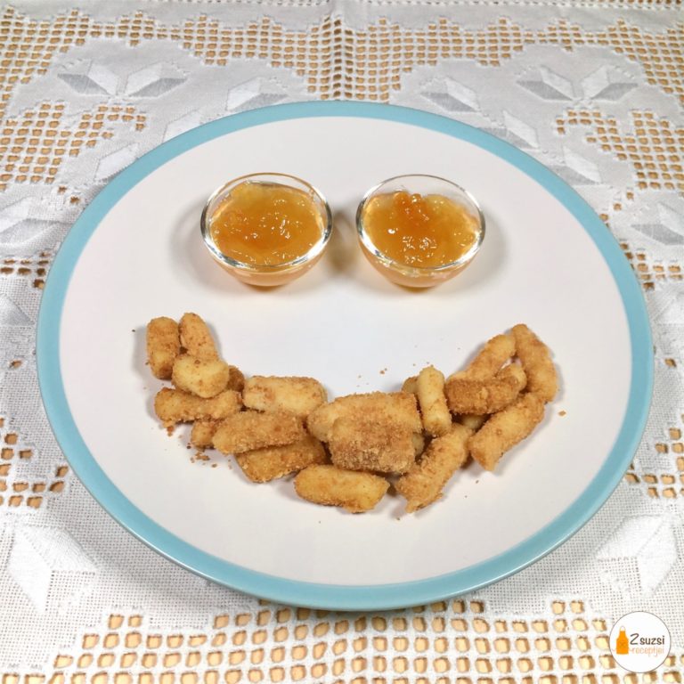 Gluténmentes nudli barack lekvárral