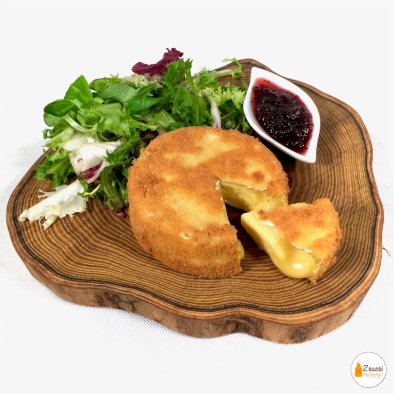 Gluténmentes rántott camembert sajt
