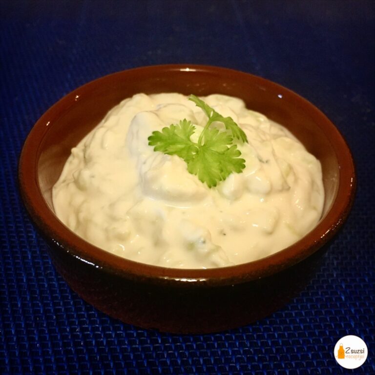 Tzatziki készítés